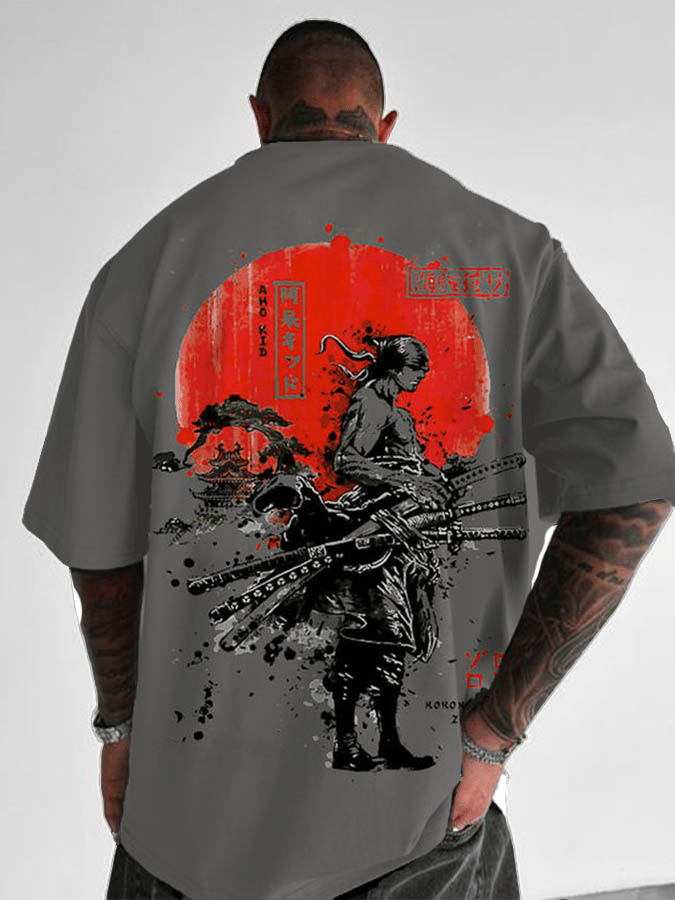Street Fashion Hats - One Piece Action Anime Zoro Print