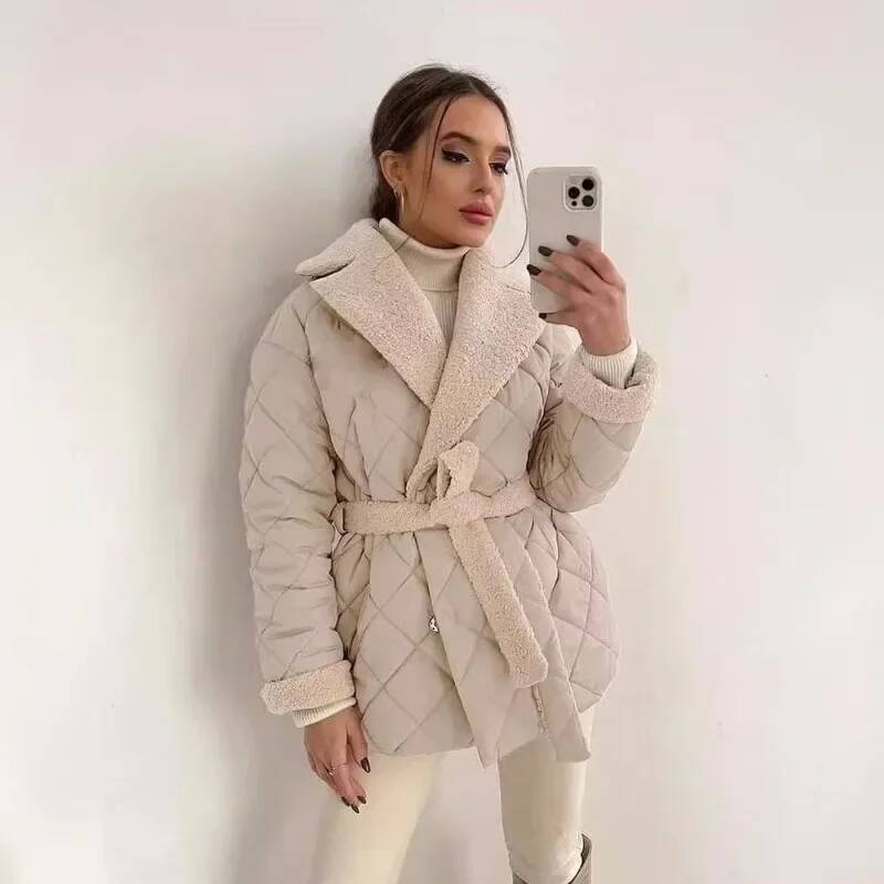 Elegant Quilted With Faux Fur  - Street Fashion Fall 2025 review and price
