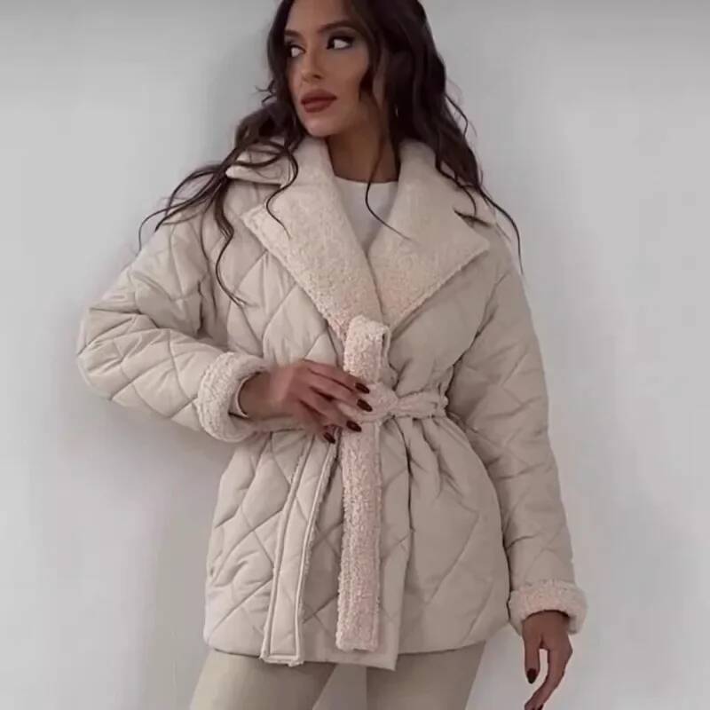 Elegant Quilted With Faux Fur  - Street Fashion Fall 2025 review and price