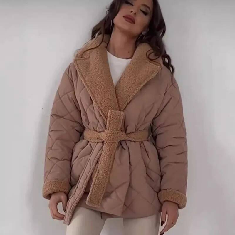 Elegant Quilted With Faux Fur  - Street Fashion Fall 2025 review and price