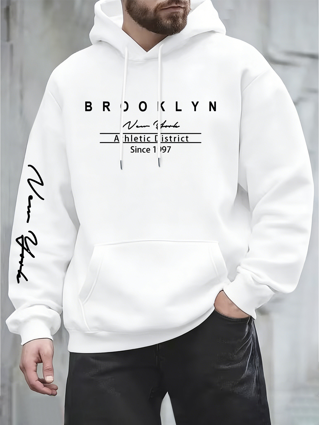 Urban fashion men's hoodie on  - Street Fashion Of New York review and price