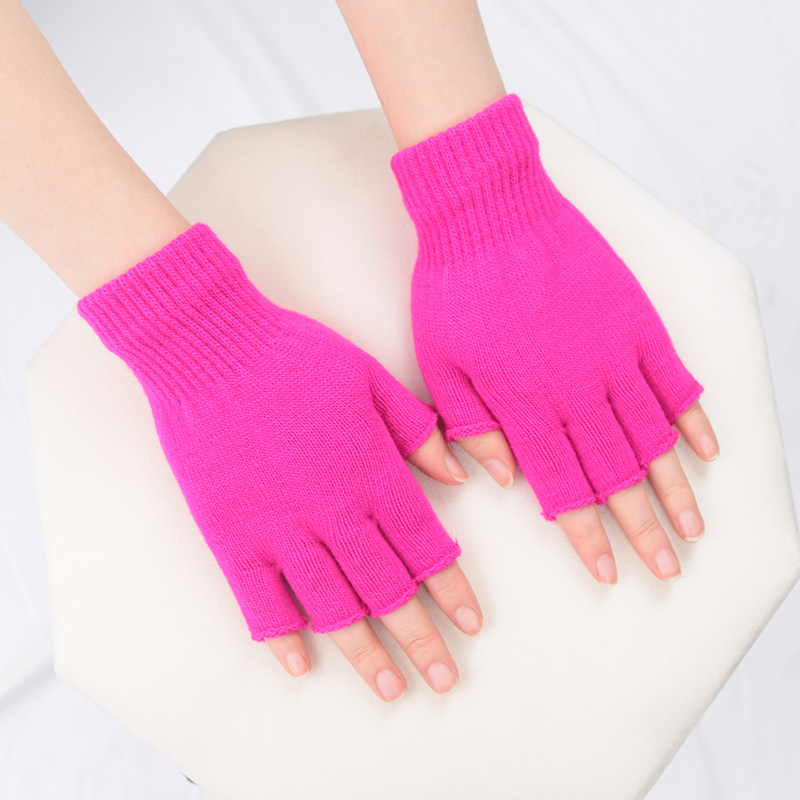 Unisex Black Half Finger Finge - Street Fashion Gloves review and price
