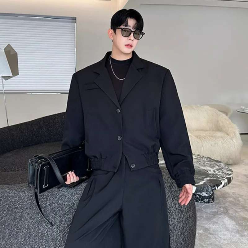 LUZHEN Spring Blazer Neck Casu - Street Fashion Jacket Men review and price