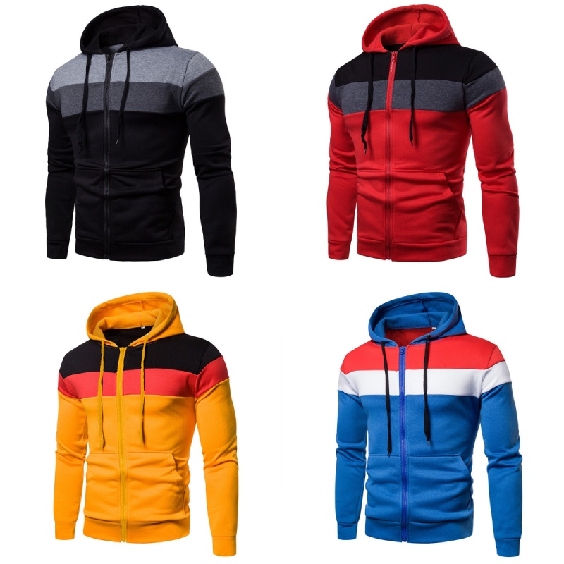 2025 Men's Patchwork Hoodie Ou - Street Fashion Fall 2025 review and price