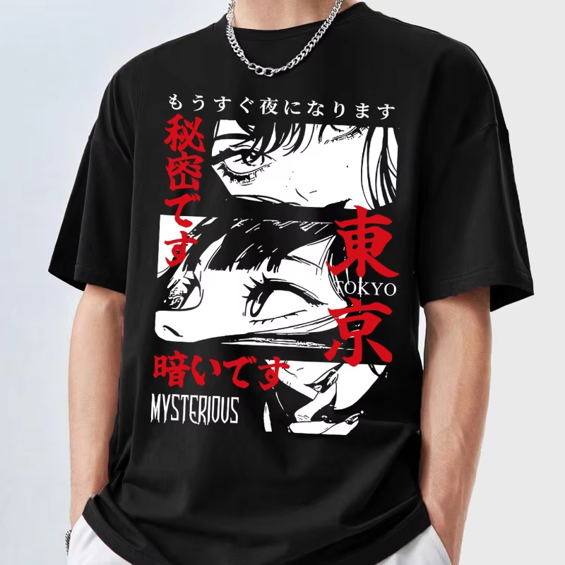 Men's Y2K Anime Pattern T-Shir - Street Fashion In Tokyo review and price