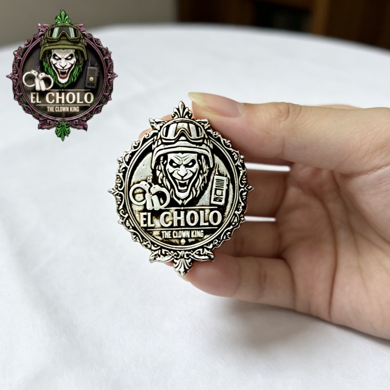 Custom Clown Logo Brooch Perso - Street Fashion Hats review and price
