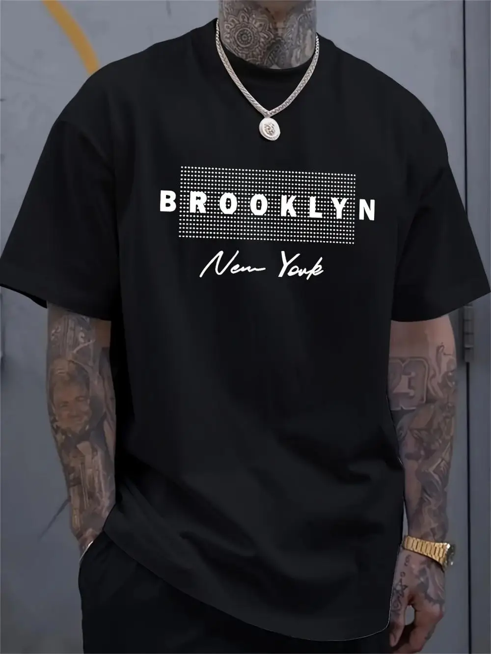 Men's New York Letter Printed  - Street Fashion Of New York review and price