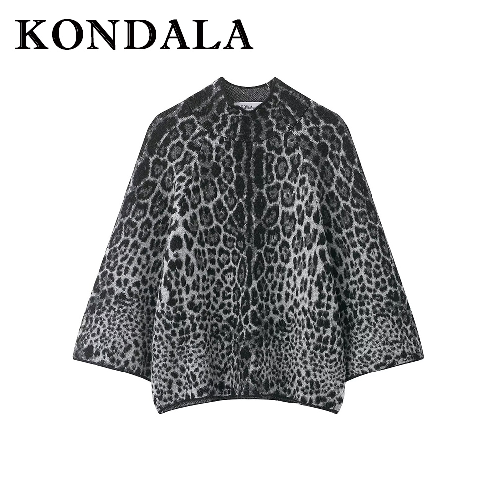 KONDALA Vintage Black Leopard  - Street Fashion Fall 2025 review and price