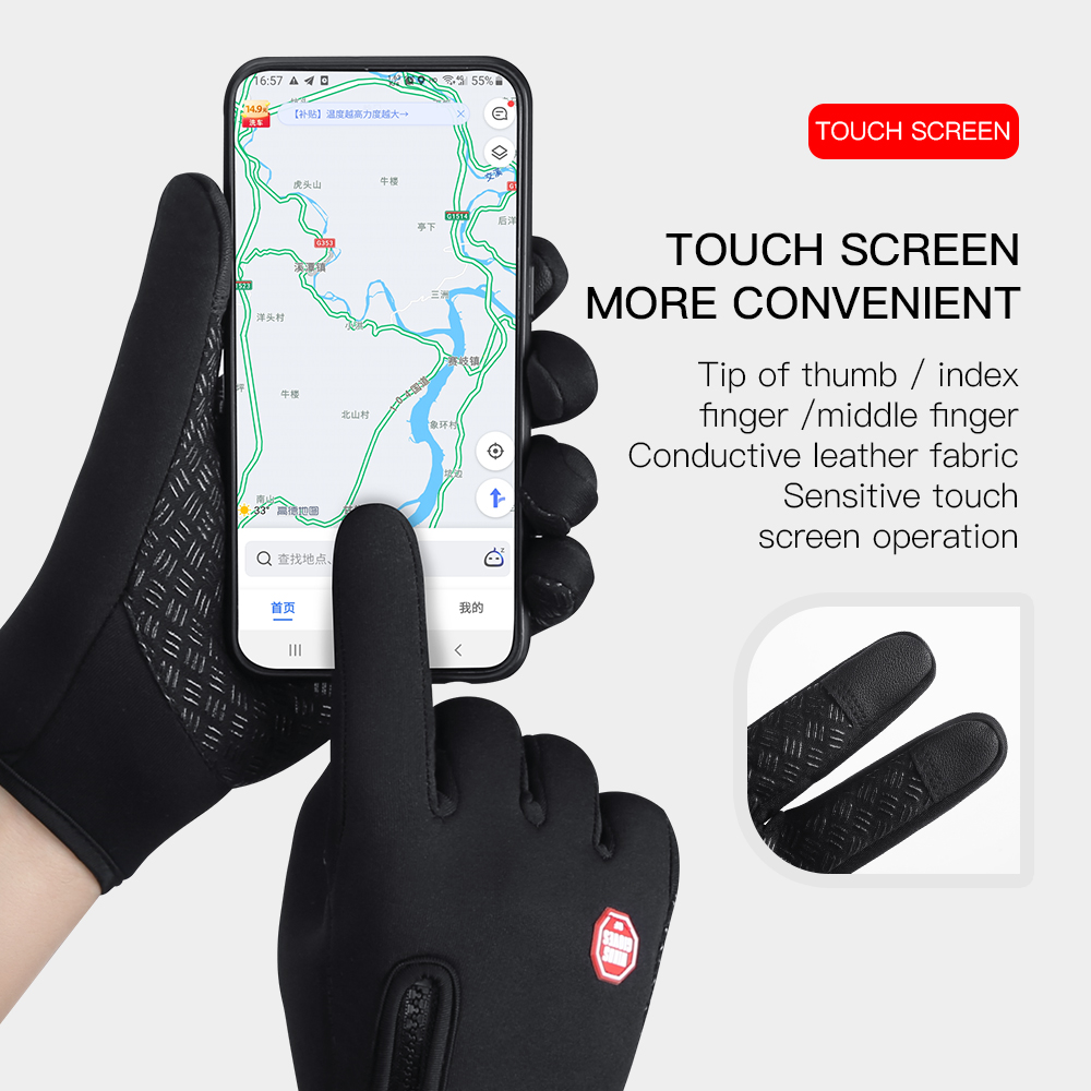 1pair of Thermal Touch Screen  - Street Fashion Gloves review and price