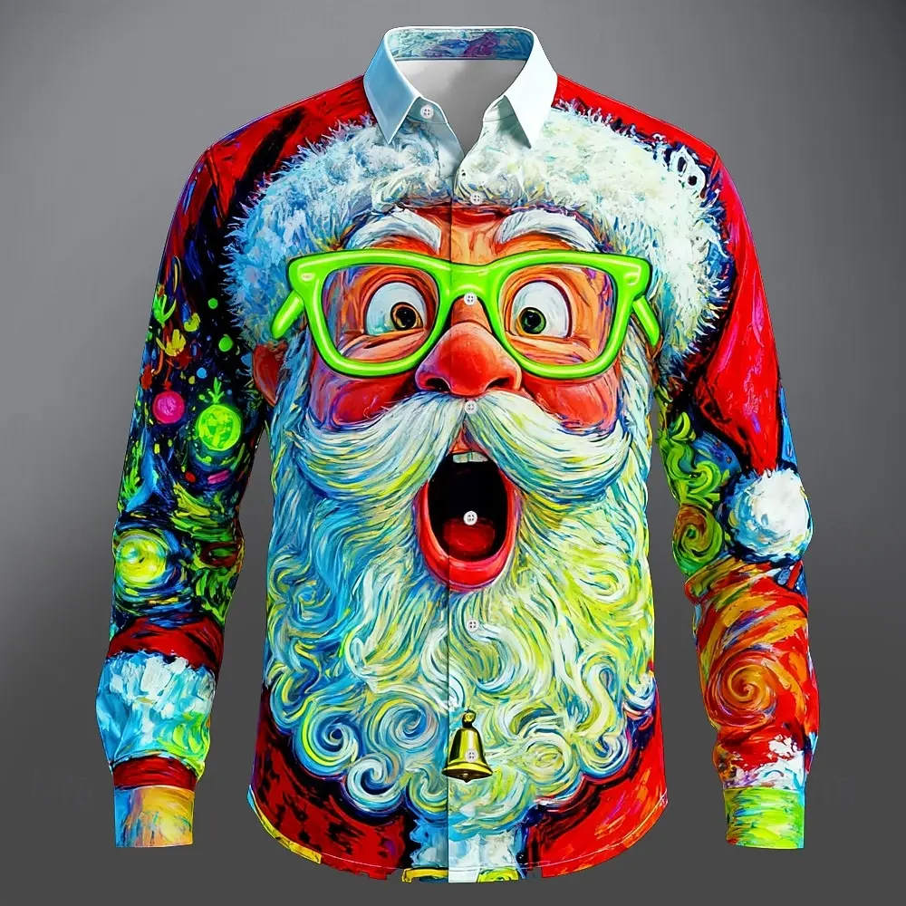 Christmas Men's 3D Graphic Lon - Street Fashion Fall 2025 review and price