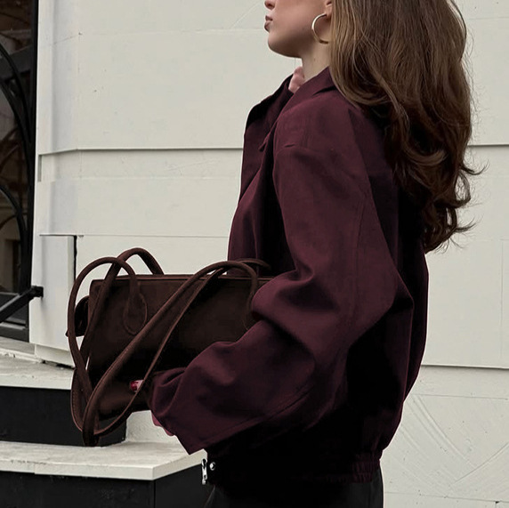 Fall Winter 2025 Wine Red Joke - Street Fashion Fall 2025 review and price