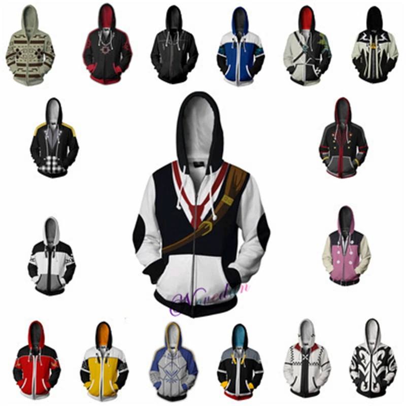 Kingdom Hearts Hoodie Anime Ga - Street Fashion Jacket Men review and price