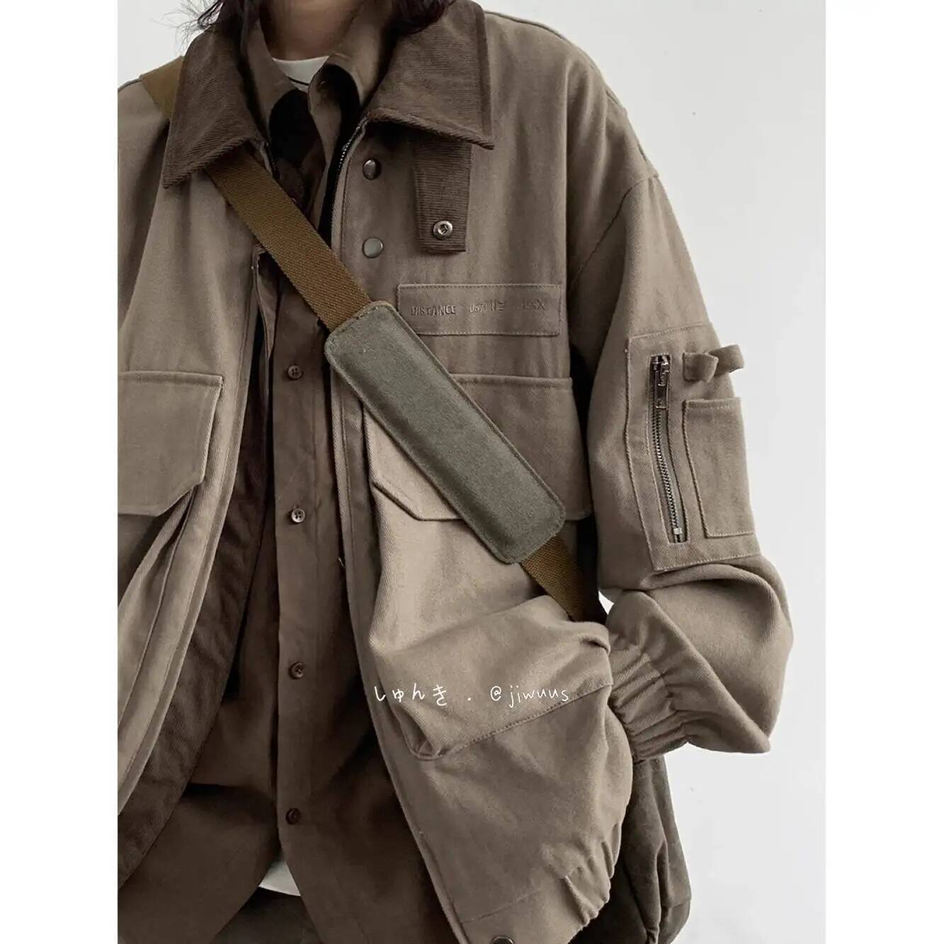 Man Jacket Spring Autumn Loose - Street Fashion Jacket Men review and price