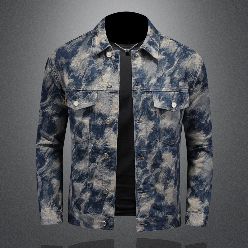 2025 Spring Vintage Denim Jack - Street Fashion Jacket Men review and price