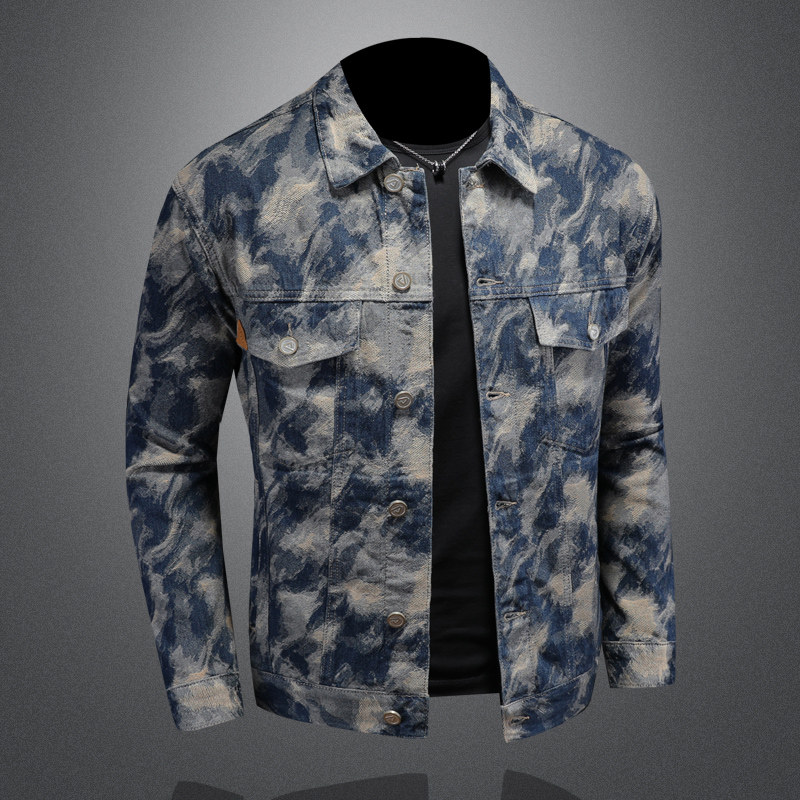 2025 Spring Vintage Denim Jack - Street Fashion Jacket Men review and price