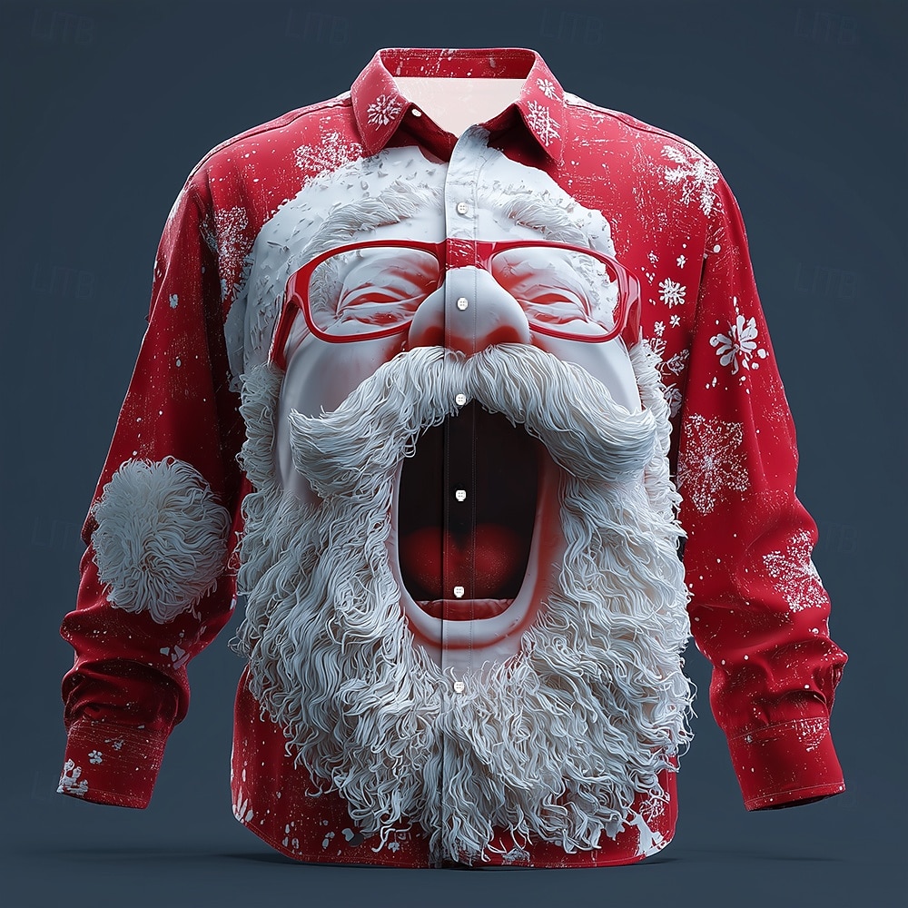 Christmas Men's 3D Graphic Lon - Street Fashion Fall 2025 review and price