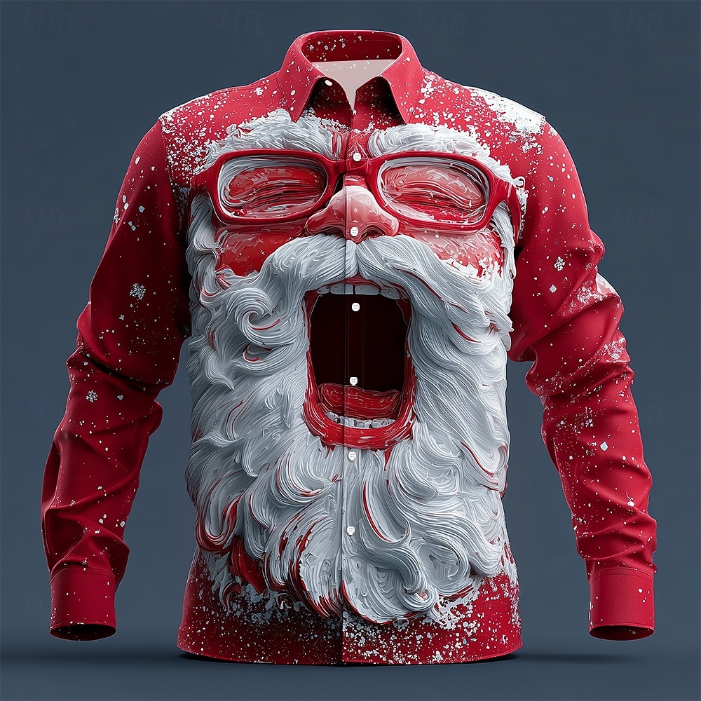 Christmas Men's 3D Graphic Lon - Street Fashion Fall 2025 review and price