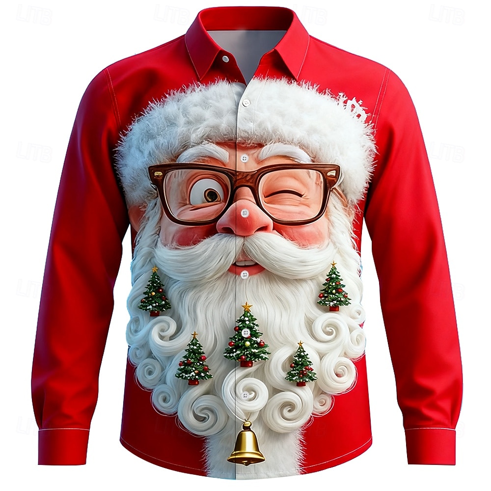Christmas Men's 3D Graphic Lon - Street Fashion Fall 2025 review and price