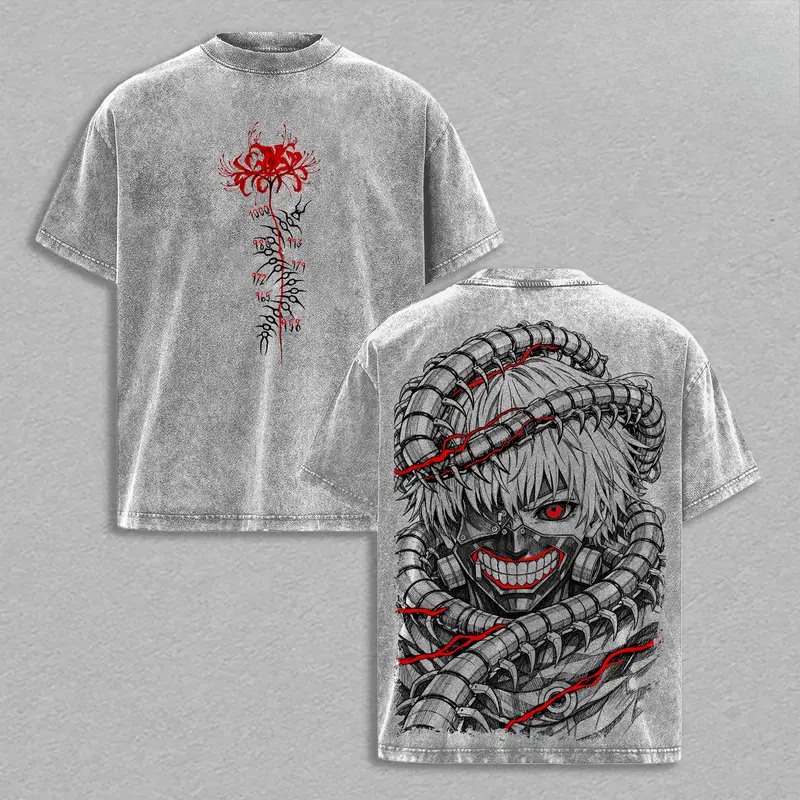 Manga Kaneki Ken Retro T Shirt - Street Fashion In Tokyo review and price